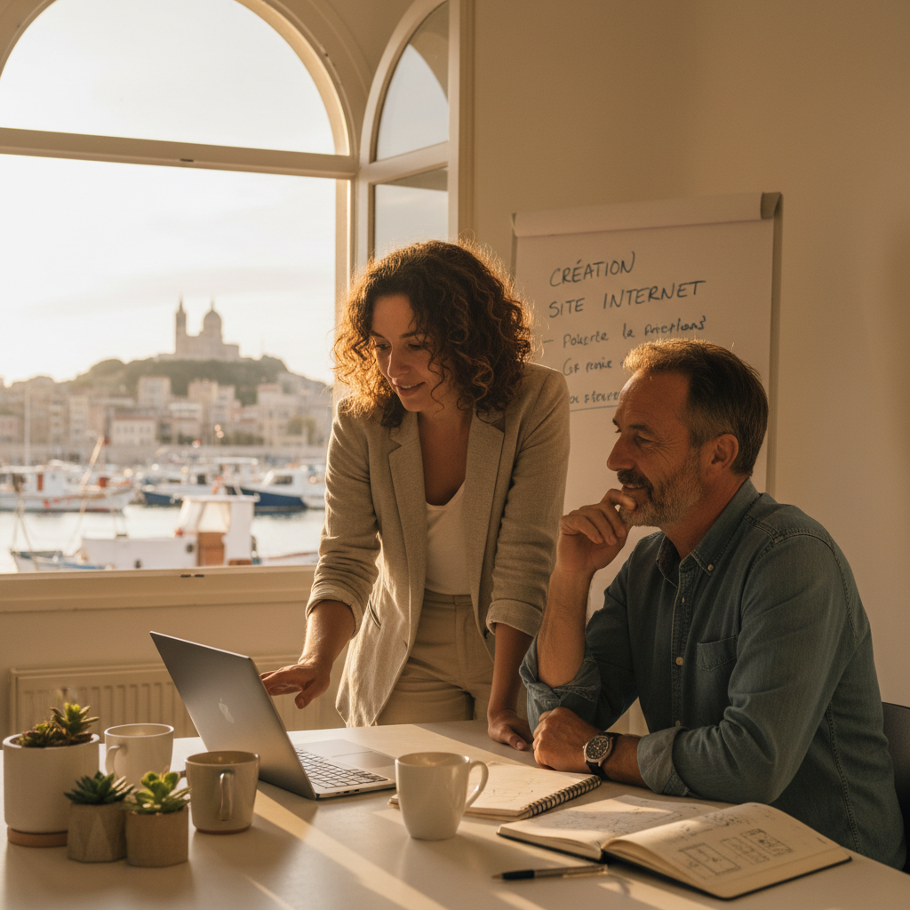 creation site internet Marseille - Service professionnel local